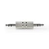 ADATTATORE JACK NEDIS CAGB22955ME AUDIO STEREO DA MASCHIO 3,5 MM  A MASCHIO 3,5 MM 